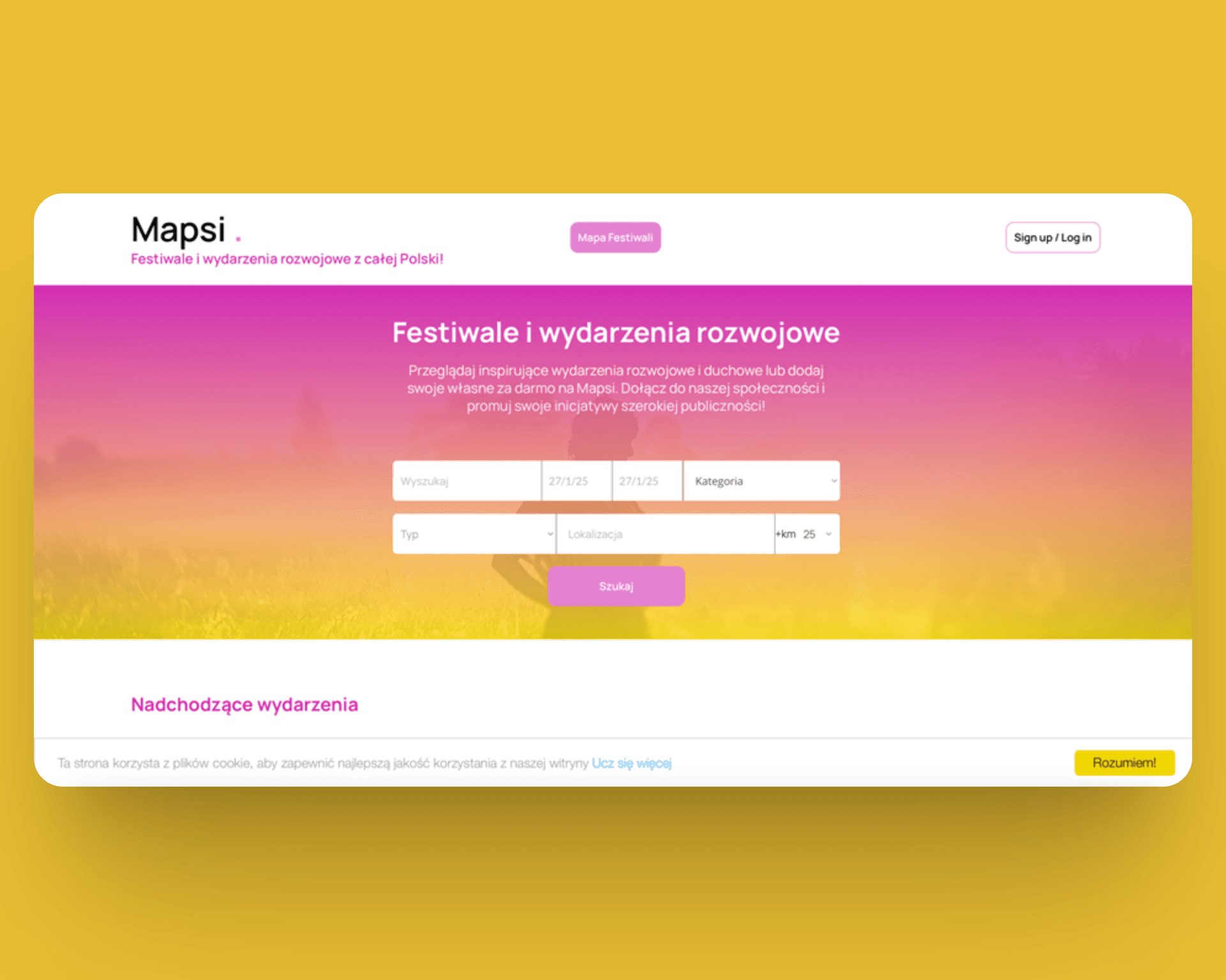 Mapsi.pl – Event Promotion Platform