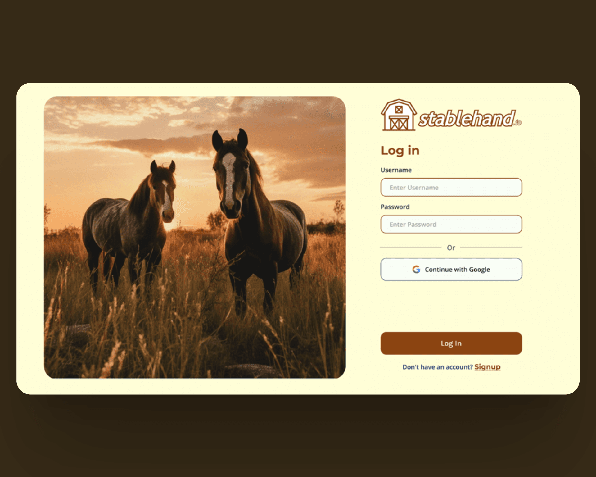 Stablehand – Horse Barn Management System